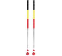 Les batons d'Alain - Ski touring poles - Belgique - Size 125 cm - Red Red
