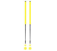 Les batons d'Alain - Ski touring poles - Citron - Size 135 cm - Yellow Yellow 135 cm