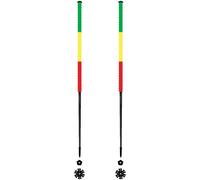 Les batons d'Alain - Ski touring poles - Rasta - Size 115 cm - Red Red 115 cm