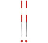 Les batons d'Alain - Ski touring poles - Savoie - Size 135 cm - Red Red 135 cm