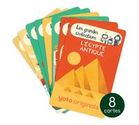 Les BrainBots : Great civilizations cards - Pack of 8 Multicoloured one size