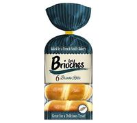 Les Brioches 6 Brioche Rolls 192g | Case of 10