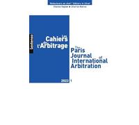 Les cahiers de l'arbitrage 1-2023