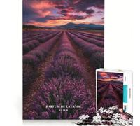 Les Champs De Lavandes jigsaw puzzle 1000 pieces | 38x52cm Analysis and logic Parent-child interaction deal as gifts for the whole family