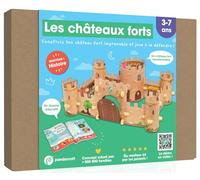 Les châteaux forts - Kit Pandacraft 3-7 ans: Construis ton château fort et joue !