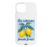 Les citrons French Lemons Aesthetic Coquette Summer Vintage Case for iPhone 15 Plus
