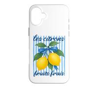 Les citrons French Lemons Aesthetic Coquette Summer Vintage Case for iPhone 16 Plus