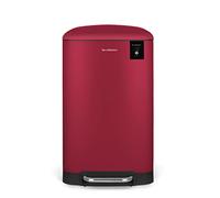 Les Collectors Stainless steel pedal bin n°722, Capacity 30 L, Compact, Practical, Removable inner bin, Design, Durable, Silent lid closure, Red