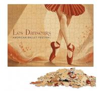 Les Danseurs American Ballet Festival Jigsaw Puzzle for Adults, 500 Pieces | Colour and shape sorting - a clear build method at home.