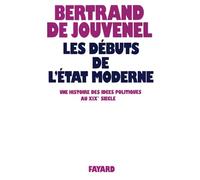 Les Débuts de l'Etat moderne: Une histoire des idées politiques au XIXe siècle