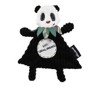 Les Deglingos Baby Comforter - Rototos the Panda in Black Les Deglingos Black