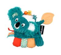 LES DÉGLINGOS, Berlingos the Koala Activity Rattle Toy for Babies with Teething Ring, Blue, 17 cm