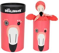 Les Deglingos Big Simply Plush Animal In Tube Flamingos the Flamingo