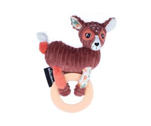 Les Deglingos Chewing Toy - Melimelos the Deer in Maroon Les Deglingos Maroon