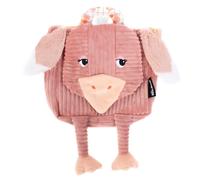 Les Deglingos Corduroy Backpack - Pomelos the Ostrich in Light Pink | Size: 18 m Les Deglingos Light Pink 18 m