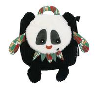 Les Deglingos - Backpack - Rototos Le Panda - Ultra Soft - Plush - Fun - Educational Toy - Suitable from Birth