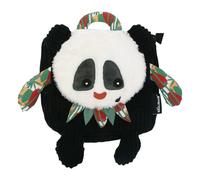 Les Deglingos Corduroy Backpack Rototos the Panda w/ Plush Handle 18+ Months