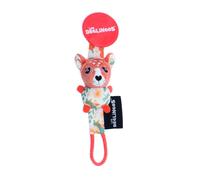 Pacifier Clip - Melimelos the Deer Les Deglingos Baby Pink One Size