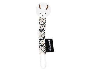 LES DÉGLINGOS Dummy Clip (Muchachos The Llama) - Baby Toy - Ultra-Soft Plush - Fun - Suitable from Birth - Beige