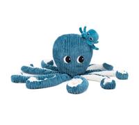LES DÉGLINGOS - Filou la Pieuvre Manan et Son Baby - Blue - Les PTIPOTOS - Cuddly Toy for Babies - Plush Toy for Babies - Gift for Birth