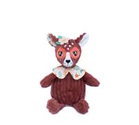Les Deglingos Small Plush - Melimelos the Deer with Box in Maroon Les Deglingos Maroon