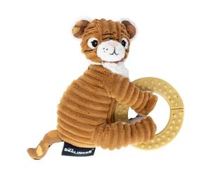 Les Deglingos Speculos the Tiger Chewing Toy in Tan Les Deglingos Tan
