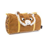 Les Déglingos Speculos the Tiger Weekend Bag Baby Changing Bag/Travel Bag Ideal Holiday Spacious Ultra Soft Cuddly Blanket, Brown, 1 Unit