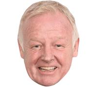 Les Dennis (Smile) Celebrity Mask, Flat Card Face, Fancy Dress Mask