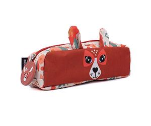Les Desglingos Simple Pencil Case • Mélimelos la Biiche | Nursery School up to CP | Boys and Girls | Funny Animal Pencil Case | from 3 Years | Recycled Polyester