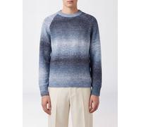 LES DEUX Abstract Pattern Acrylic Blend Crewneck Jumper with Ribbed Trims - Size: L - male