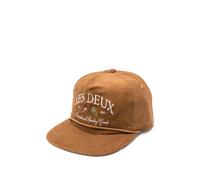 Les Deux corduroy logo-embroidered baseball cap - Brown One Size