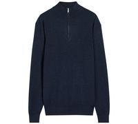 Les Deux Greyson Half-zip Merino Wool Jumper - Navy - S