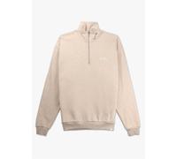 LES DEUX LD Crew Half Zip Mens Clothing Size: S, Colour: White Fabric