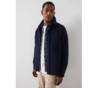 Les Deux Lennon Boucle Overshirt, Navy, Size S, Men Navy