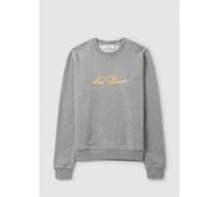 LES DEUX Mens Cory Sweatshirt In Light Grey Mlange Mens Clothing Size: M, Colour: Grey Fabric