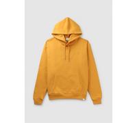 LES DEUX Mens Crew Hoodie In Mustard Yellow Mens Clothing Size: M, Colour: Yellow Fabric