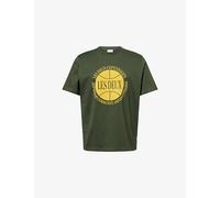 Les Deux Mens Les Deux Ben Basketball Cotton-Jersey T-Shirt Green S