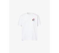 Les Deux Mens Les Deux Cole Table Crewneck Cotton-Jersey T-Shirt White S