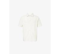 Les Deux Mens Les Deux Hector Short-Sleeve Cotton-Blend Shirt White L