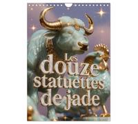 Les douze statuettes de jade (Calendrier mural 2027 DIN A4 horizontal), CALVENDO calendrier mensuel: Découvrez Les douze statuettes de jade, une ... chinois en sculptures de jade et d'or.