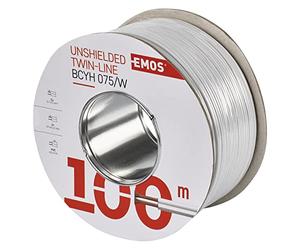Les Emos Armoured Zweidr Athle Switched 2 x 0.75 mm, 100 Pieces, White, S8271