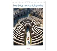 Les énigmes du labyrinthe (Calendrier mural 2026 DIN A4 horizontal), CALVENDO calendrier mensuel: Perdez-vous dans les dédales d'un ancien labyrinthe, ... de nouveaux mystères et de nouveaux défis.
