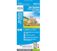 Les Eyzies-de-Tayac-Sireuil/Vallées Dordogne&Vézère (1936ET): 1:25000 (TOP 25)