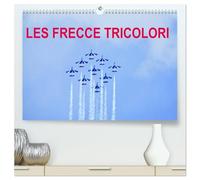 Les Frecce Tricolori (Calendrier mural 2026 DIN A2 vertical) calendrier de bureau: Grand show aérien de Sion 2017