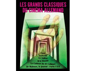 Les Grands Classiques du cinéma allemand : Nosferatu, Le cabinet du Dr Caligari, Dr Mabuse le joueur, Le Golem, Faust, M le maudit - Coffret 7 DVD