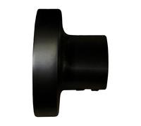 Les Home Round Replacement Wall Mounted Bracket Support for Shower Rails Black