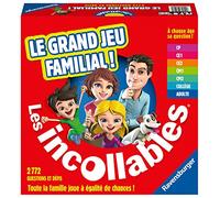 LES INCOLLABLES Le grand jeu familial - Ravensburger - Jeu de Quiz pour toute la famille - 7 niveaux de difficulté - Des 6 ans
