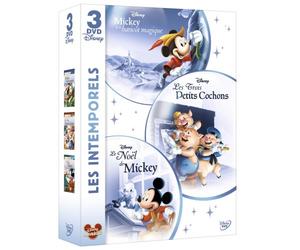Les intemporels Disney : Les 3 petits cochons + Mickey et le haricot magique + Le Noël de Mickey - coffret 3 DVD