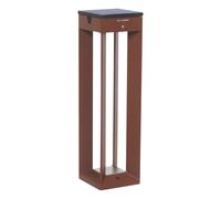 Les Jardins Borne LED solar light, sensor, h 45 cm, corten