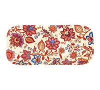 Les Jardins de la Comtesse - Long rectangular cake dish in floral melamine 37.5 cm - Jaipur Collection